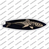 Tribal Print Whale Novelty Surfboard Sticker Decal