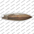 Rusty Boat Hull In Water Novelty Surfboard Sticker Decal