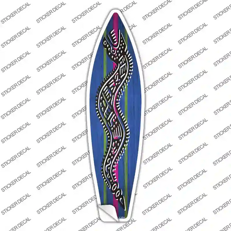 Tribal Snake Novelty Surfboard Sticker Decal