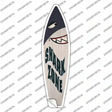 Shark Zone Novelty Surfboard Sticker Decal