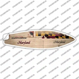 Maryland License Plate Novelty Surfboard Sticker Decal