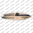Oklahoma License Plate Novelty Surfboard Sticker Decal