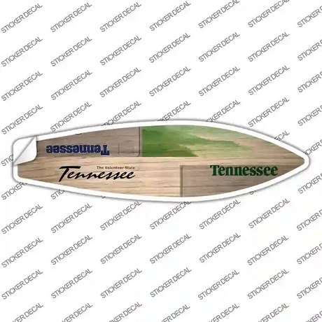 Tennessee License Plate Novelty Surfboard Sticker Decal