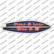 Make A Wish Upon A Star Novelty Surfboard Sticker Decal