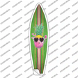 Water Color Pineapple Novelty Surfboard Sticker Decal