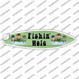 Fishing Hole Six Camo Gnomes Novelty Surfboard Sticker Decal