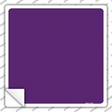 Purple Solid Novelty Square Sticker Decal