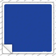 Blue Solid Novelty Square Sticker Decal