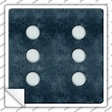 Dice Roll 6 Novelty Square Sticker Decal