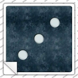 Dice Roll 3 Novelty Square Sticker Decal