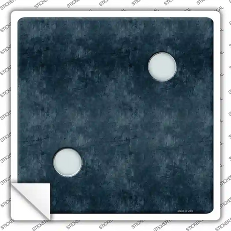 Dice Roll 2 Novelty Square Sticker Decal