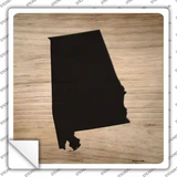 Alabama Shape Letter Tile Novelty Square Sticker Decal