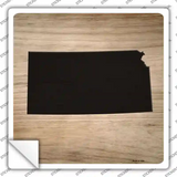 Kansas Shape Letter Tile Novelty Square Sticker Decal