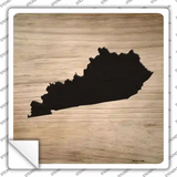 Kentucky Shape Letter Tile Novelty Square Sticker Decal