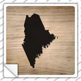 Maine Shape Letter Tile Novelty Square Sticker Decal