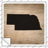 Nebraska Shape Letter Tile Novelty Square Sticker Decal