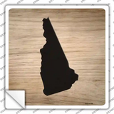 New Hampshire Shape Letter Tile Novelty Square Sticker Decal