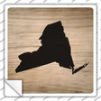 New York Shape Letter Tile Novelty Square Sticker Decal