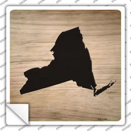 New York Shape Letter Tile Novelty Square Sticker Decal