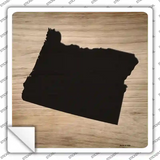 Oregon Shape Letter Tile Novelty Square Sticker Decal