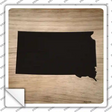 South Dakota Shape Letter Tile Novelty Square Sticker Decal