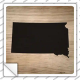 South Dakota Shape Letter Tile Novelty Square Sticker Decal