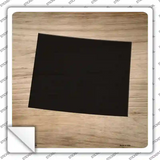 Wyoming Shape Letter Tile Novelty Square Sticker Decal