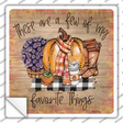 Few Favorite Things Novelty Square Sticker Decal
