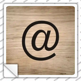 Aspersand Symbol Tiles Novelty Square Sticker Decal