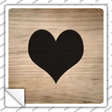 Heart Symbol Tiles Novelty Square Sticker Decal