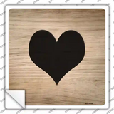 Heart Symbol Tiles Novelty Square Sticker Decal