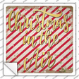 Christmas in the Air Novelty Square Sticker Decal
