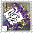 You Are My Person Notebook Novelty Square Sticker Decal