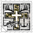 Faith Camo and the Outdoors Novelty Square Sticker Decal SQ-1654s