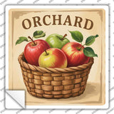 Apple Orchard Novelty Square Sticker Decal SQ-1669s