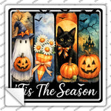 Tis The Season Novelty Square Sticker Decal SQ-1700s