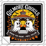 Gilmore Ghouls Novelty Square Sticker Decal SQ-1703s