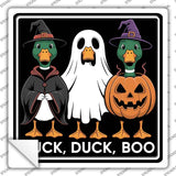 Duck Duck Boo Novelty Square Sticker Decal SQ-1705s