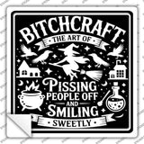 Bitchcraft Novelty Square Sticker Decal SQ-1708s