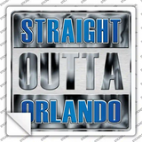 Straight Outta Orlando Novelty Square Sticker Decal