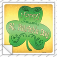 Shamrock Novelty Square Sticker Decal