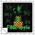 If You Were A Fruit Novelty Square Sticker Decal