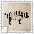 Pigs Make Pulled Pork Novelty Square Sticker Decal