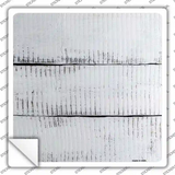 Whitewash Wood Blank Novelty Square Sticker Decal