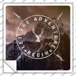 Let The Adventure Begin Novelty Square Sticker Decal