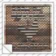 Better On The Farm Corrugated Chicken Novelty Square Sticker Decal