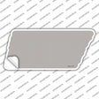 Gray Solid Novelty Tennessee Shape Sticker Decal