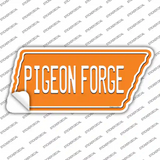 Pigeon Forge Novelty Tennessee Shape Sticker Decal