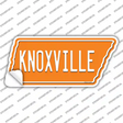 Knoxville Novelty Tennessee Shape Sticker Decal