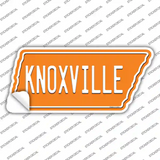 Knoxville Novelty Tennessee Shape Sticker Decal